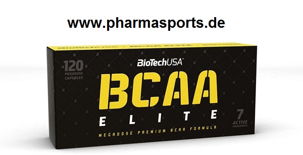 BCAA Elite - 120 Kapseln Biotech USA.